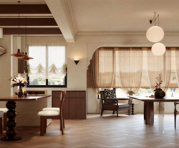 Wabi-sabi Style Dining Room-ID:919115076