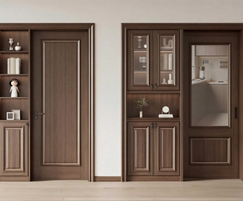 New Chinese Style Single Door-ID:815308092