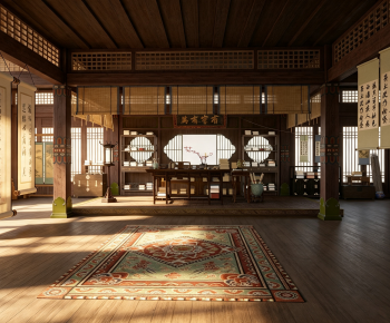 Chinese Style Study Space-ID:568459073