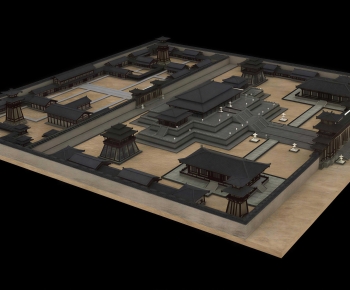 Chinese Style Architectural Bird's-eye View Planning-ID:851278071