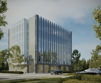 Modern Appearance Of Commercial Building-ID:217216977