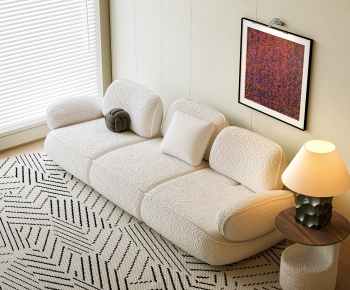 Modern Three-seat Sofa-ID:660562994