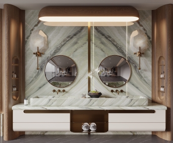 Modern Bathroom Cabinet-ID:987421043