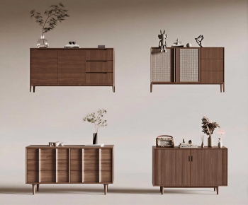 Wabi-sabi Style Side Cabinet-ID:499322895