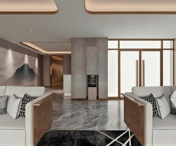 New Chinese Style Lobby Hall-ID:287393095