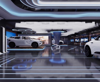 Modern Exhibition Hall-ID:152819273