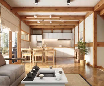 Japanese Style A Living Room-ID:166354892
