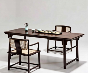 New Chinese Style Tea Tables And Chairs-ID:659563061