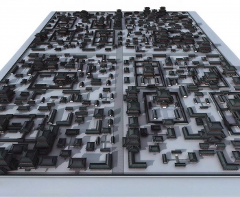 New Chinese Style Architectural Bird's-eye View Planning-ID:925431014