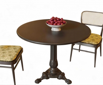 French Style Leisure Table And Chair-ID:967755083
