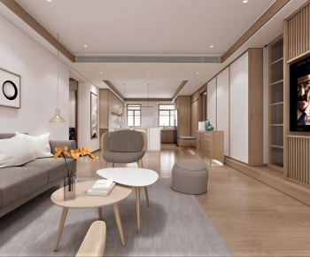 Japanese Style A Living Room-ID:301202068
