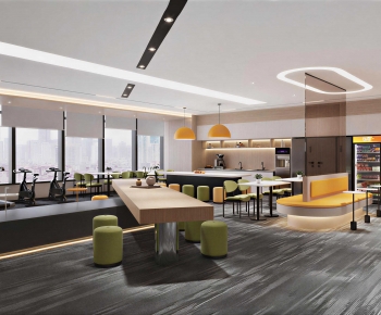 Modern Staff Recreation Room-ID:830704935