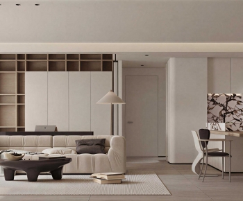 Modern A Living Room-ID:596829893