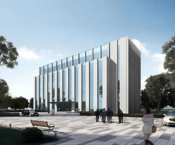 Modern Appearance Of Commercial Building-ID:799185041