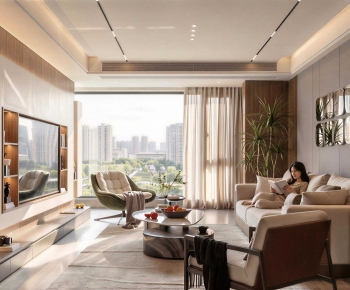 Modern A Living Room-ID:425522097