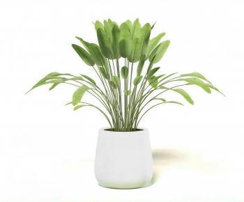 Modern Potted Green Plant-ID:164499047