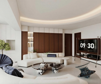 Modern A Living Room-ID:972383026