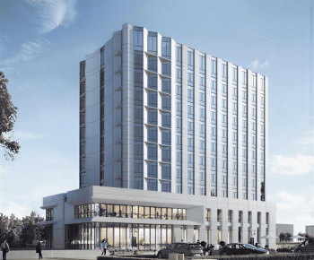 New Chinese Style Appearance Of Commercial Building-ID:521886117