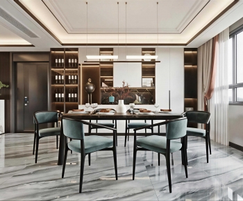 New Chinese Style Dining Room-ID:816042901