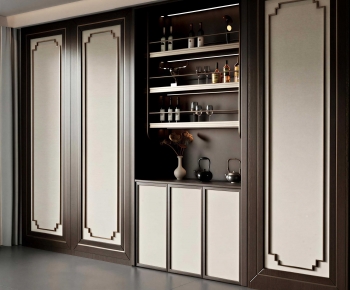 New Chinese Style Wine Cabinet-ID:391929119