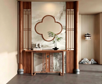 New Chinese Style Hallway-ID:926536087