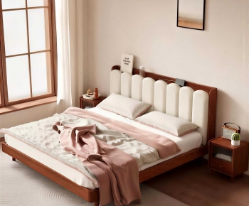 Modern Double Bed-ID:295099977