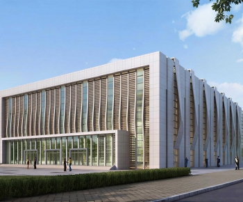 Modern Appearance Of Commercial Building-ID:590109113
