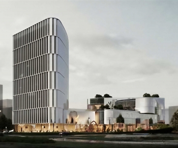 Modern Appearance Of Commercial Building-ID:295659072