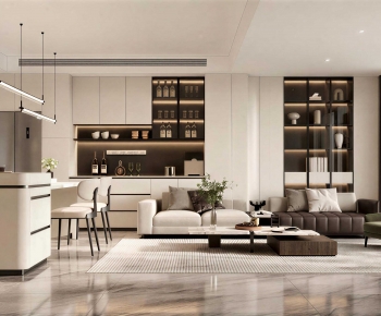 Modern A Living Room-ID:802130944