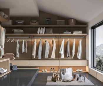 Modern Clothes Storage Area-ID:151441101