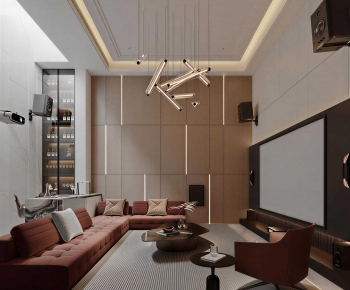 Modern Audiovisual Room-ID:167848119