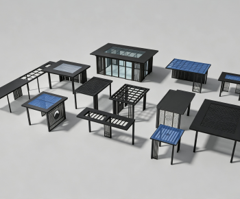 Modern Glass Sunshine Room-ID:142944105