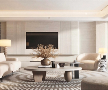 Wabi-sabi Style A Living Room-ID:726663117