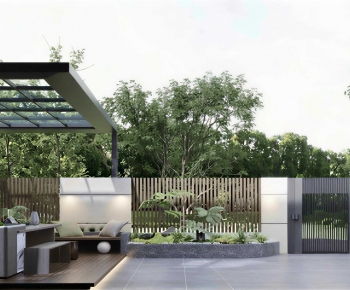 Modern Courtyard/landscape-ID:669342049