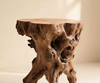 Wabi-sabi Style Stool-ID:370564949