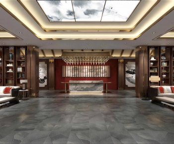 New Chinese Style Lobby Hall-ID:892019994