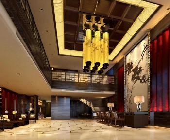 New Chinese Style Lobby Hall-ID:328556067
