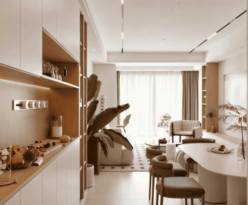 Wabi-sabi Style Dining Room-ID:557305108