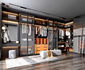 Modern Clothes Storage Area-ID:422080999