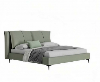 Modern Double Bed-ID:556715015