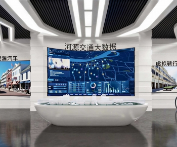 Modern Exhibition Hall-ID:730318078
