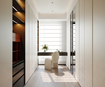 Modern Clothes Storage Area-ID:843070037