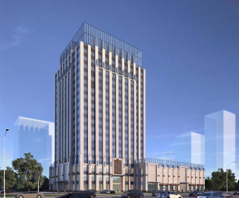 Modern Appearance Of Commercial Building-ID:738661055