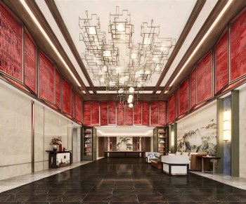 New Chinese Style Lobby Hall-ID:206528909