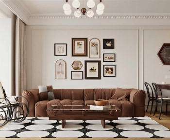 Modern A Living Room-ID:642044079