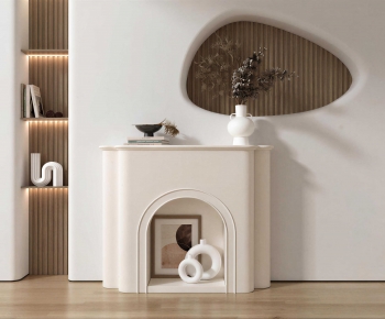 Modern Fireplace-ID:458349945