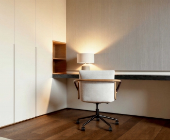 Modern Computer Desk And Chair-ID:288053044