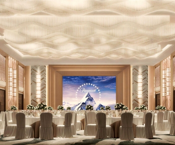 Modern Banquet Hall-ID:649105077