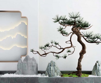 New Chinese Style Plant Landscaping-ID:933325052