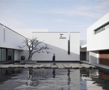 New Chinese Style Courtyard/landscape-ID:927512882